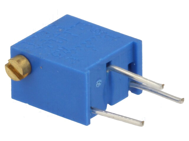 Potentiometer: montage-; meerslagen; 2kΩ; 250mW; ±10%; lineair Potentiometer: montage-; meerslagen; 2kΩ; 250mW; ±10%; lineair